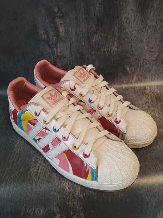 Adidas Superstar kolorowe,Z LIMITOWANEJ EDYCJI.