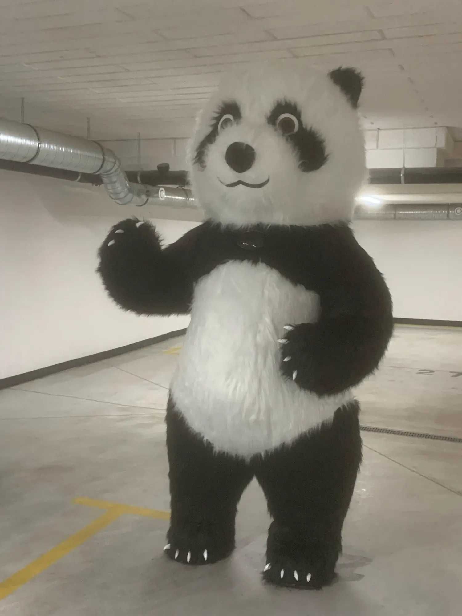 Duży Wygodny Kostium Dla Animatora 2M Panda Miś z Wentylatorem