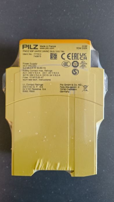 Relé segurança Pilz PNOZ X3P