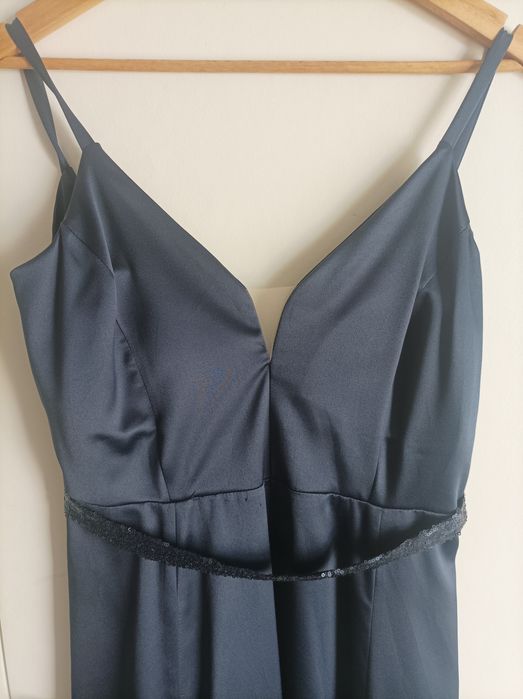 Vestido azul escuro