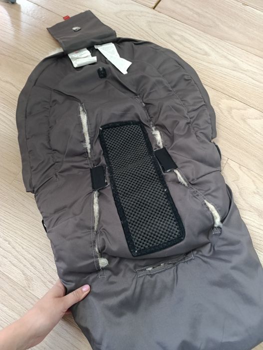 Конверт футмуфт чохол зимовий овчина в автолюльку kaiser