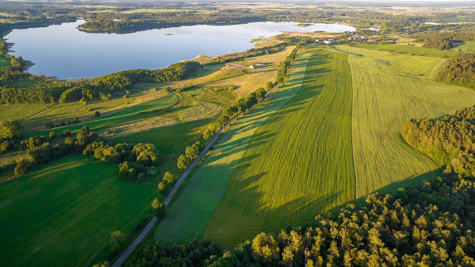 Gospodarstwo Rolne 235 hektarów na mazurach nad jeziorem Kownatki
