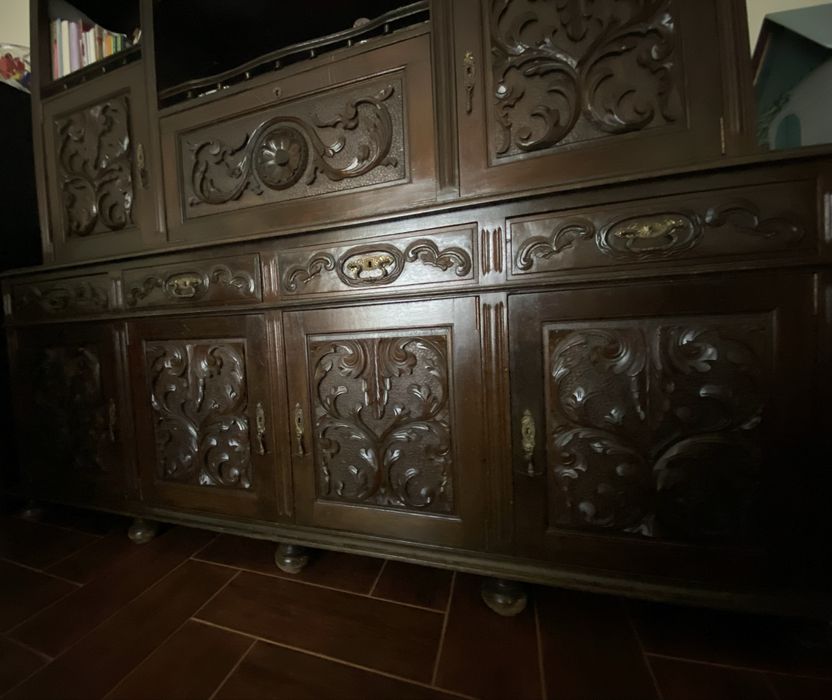 Móvel sala jantar mogno maciço