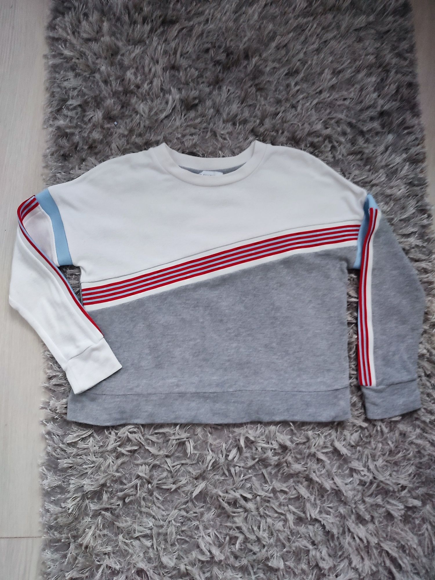 Bluza damska bluzka dziewczęca rękaw 3/4  Pull & bear rozm S