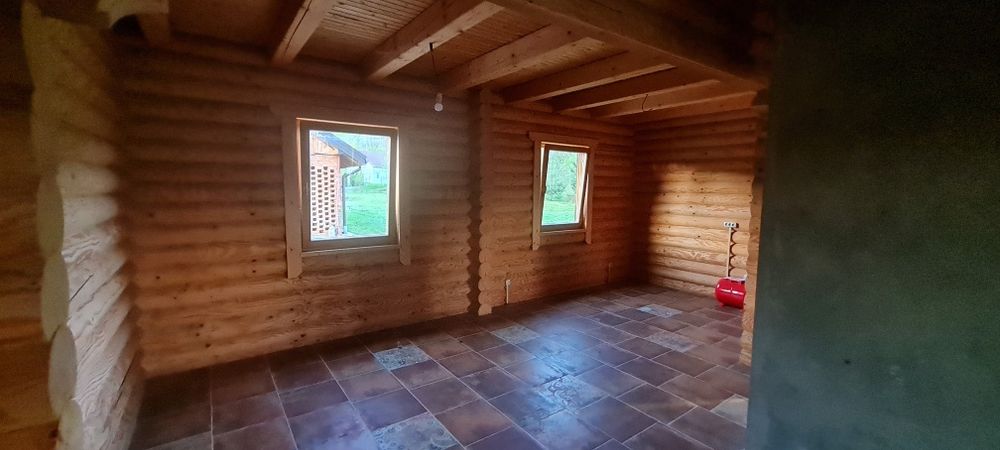 Дім в карпатах.Зруб комплекс + баня.гараж