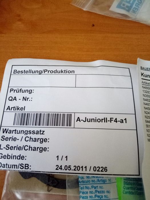 Компрессор Bauer A-Junior ll