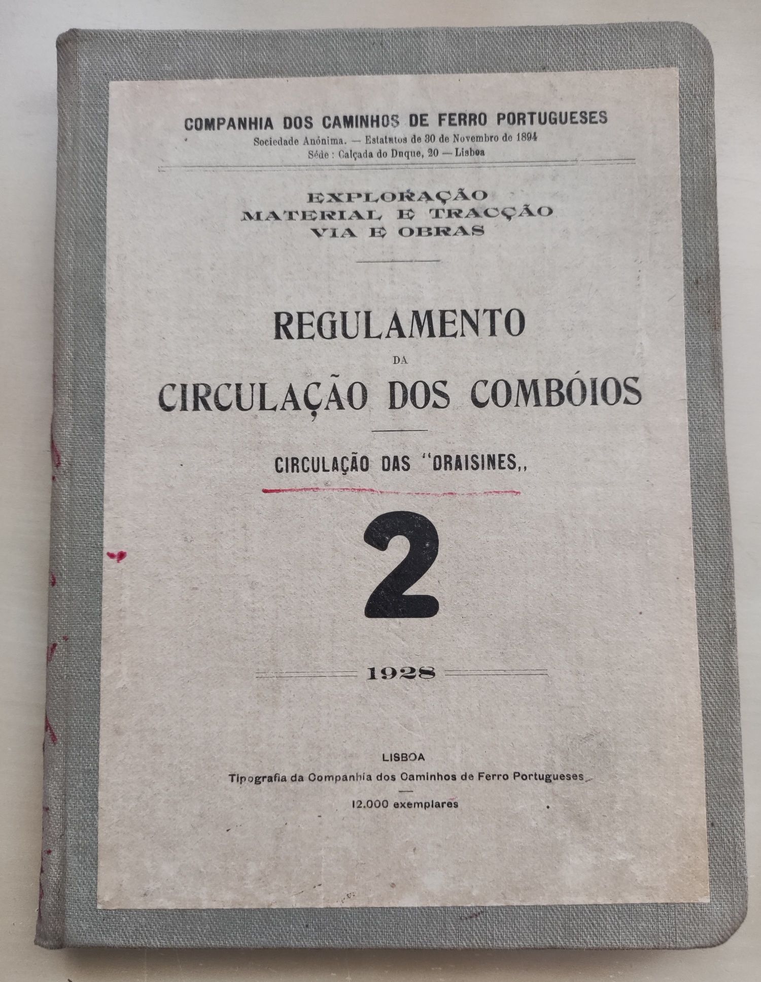 3 livros raros dos Caminhos de Ferro