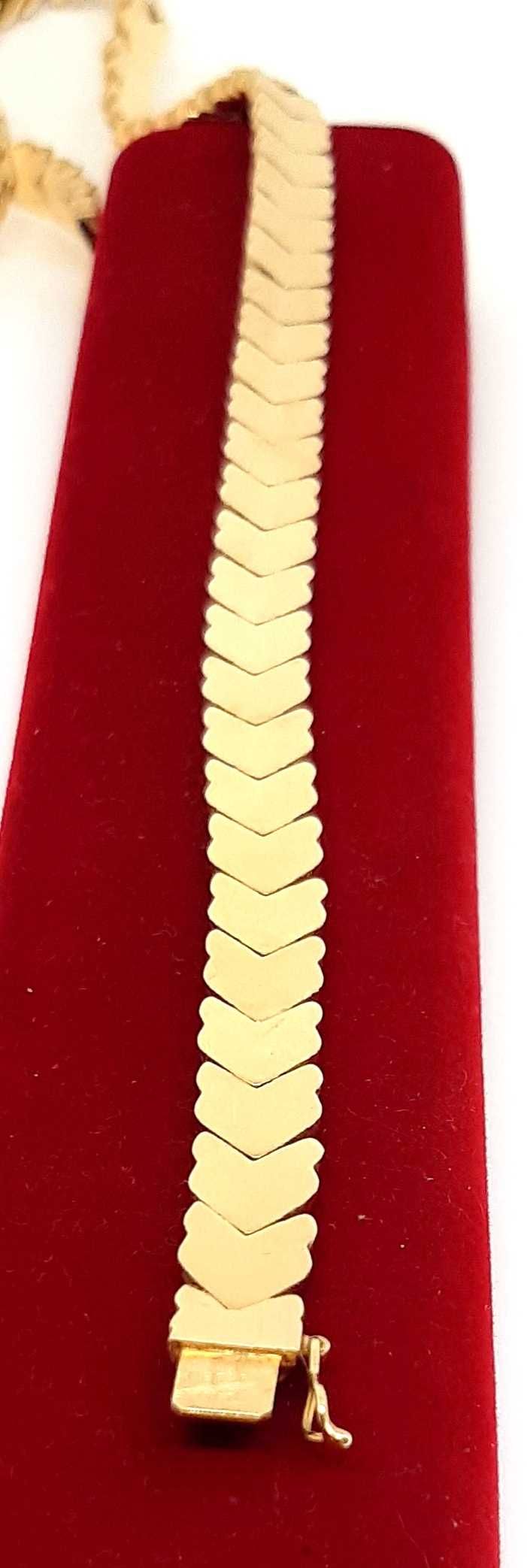 Złoty łańcuszek naszyjnik PR.585 W:41,52gr Dł.42cm InterSKLEP