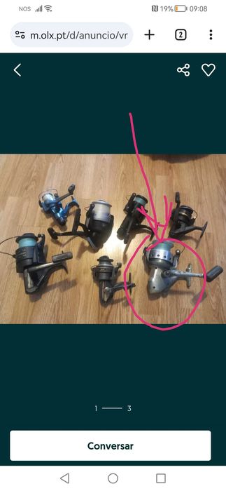 Carretos pesca / cana mitchel