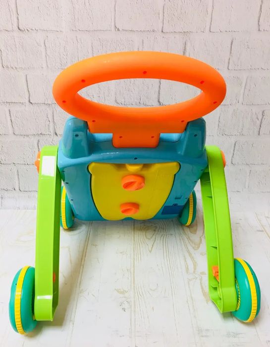 Ігровий центр 2 в 1 каталка ходунки столик