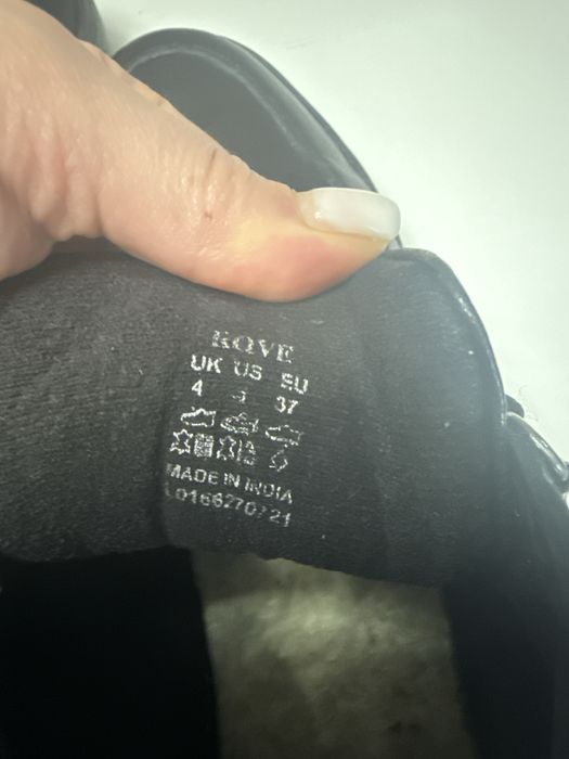 Черевики шкірі + замш устілка 24.5