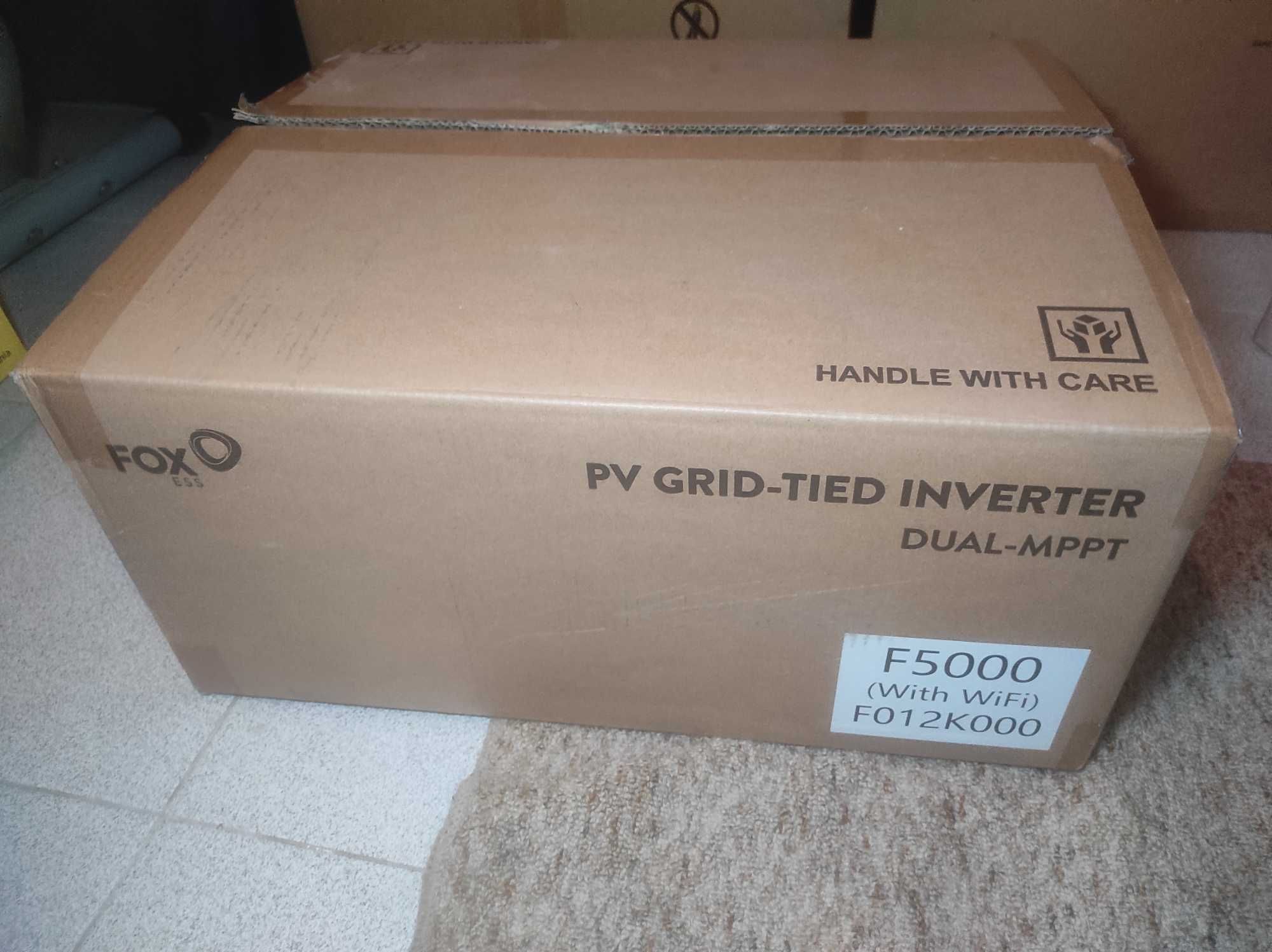Inversor de Rede Fox 2 MPPT 5kW F5000 Inverter Fox F5000   NOVO