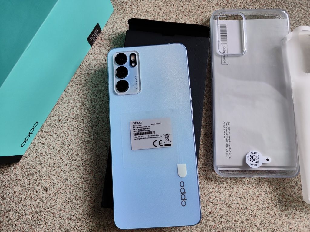 OPPO Reno6 5G 8/128GB Stellar Blue EU. Гарантия