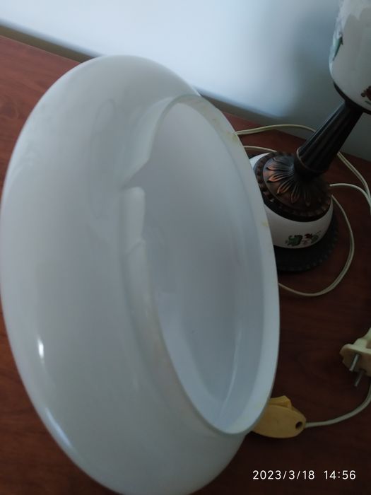 лампа настільна метал-кераміка