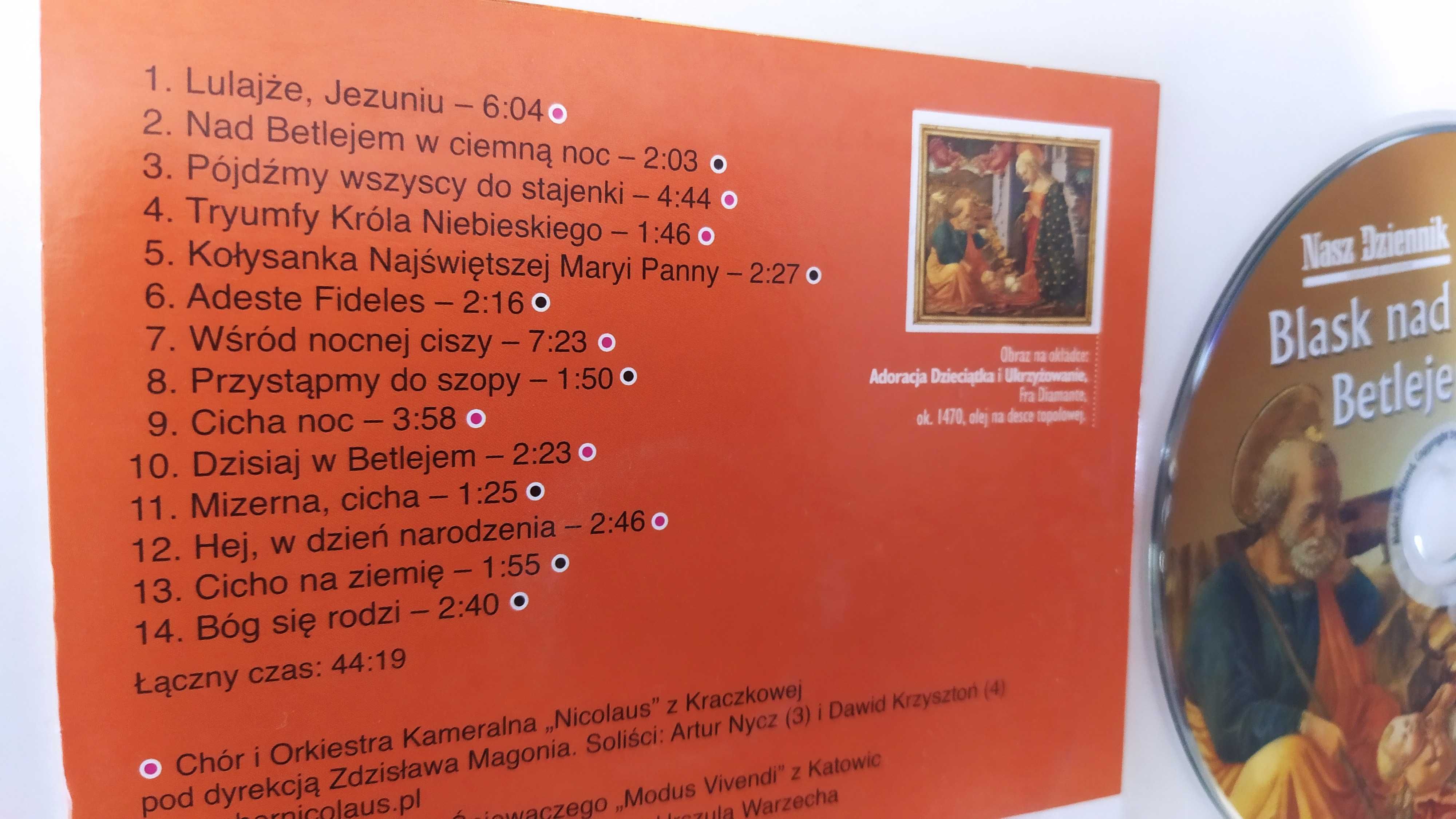 Blask nad Betlejem kolędy płyta CD koperta