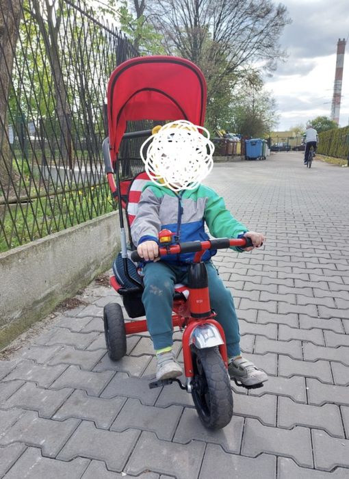 Rowerek trójkołowy, jeździk, pchacz - Eco Toys