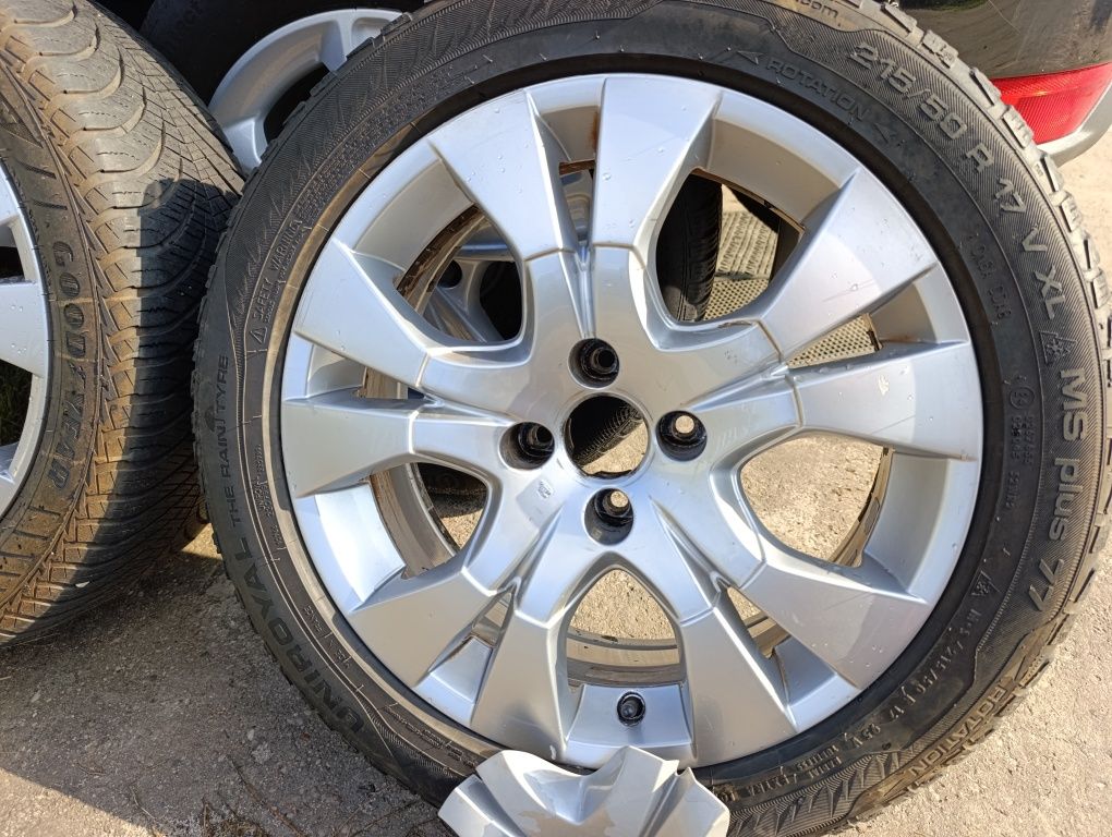 Citroen C4 Grand Picasso felgi 17 cali ładny stan z Niemiec 4 x 108