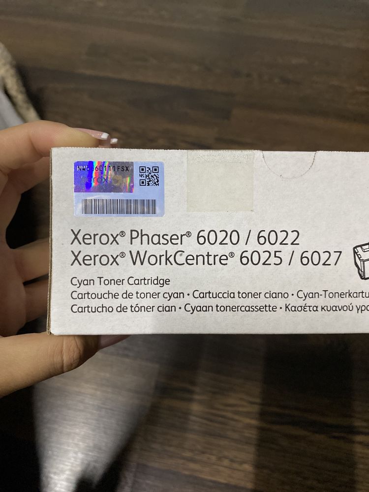 Toner Cartrige Xerox Phaser WorkCentre Cyan