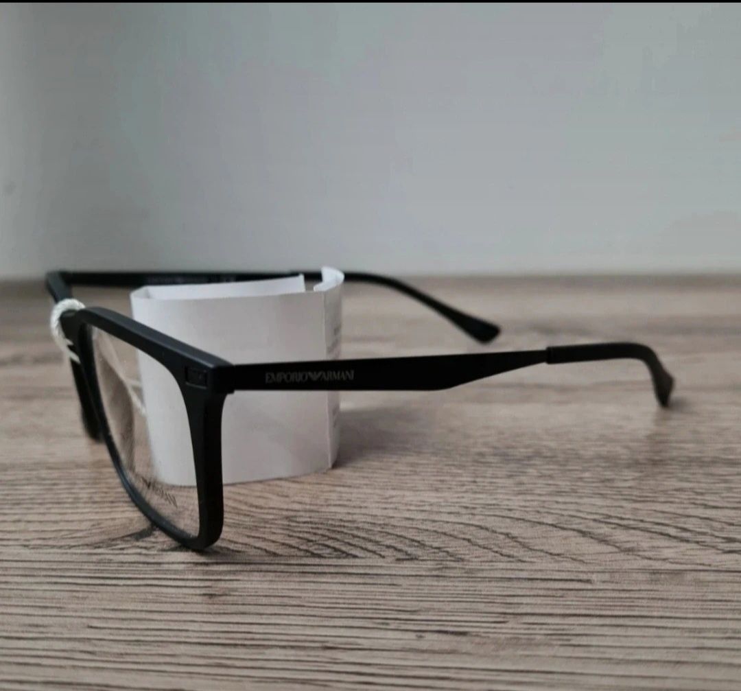 Oryginalne męskie oprawki okulary Emporio Armani certyfikat nowe