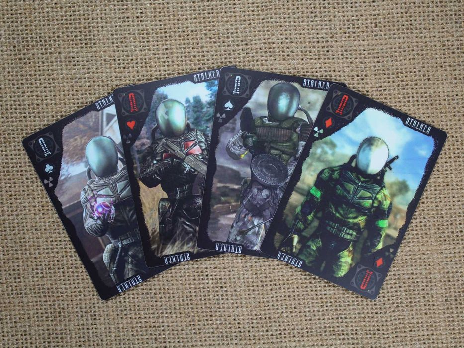 Гральні карти в стилістиці гри S.T.A.L.K.E.R.