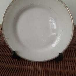 Prato  raso antigo Lusitânia com dourado *