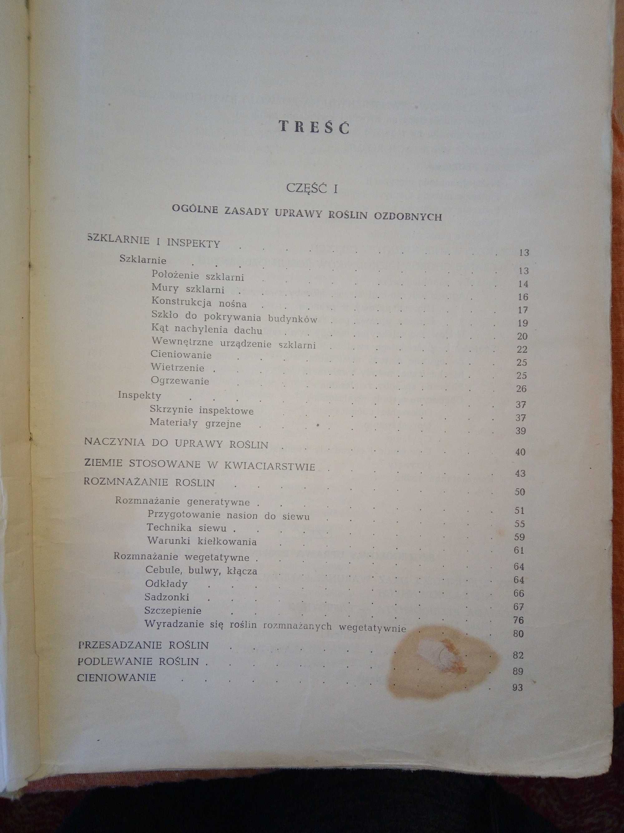 Uprawa roślin ozdobnych - S Wóycicki (1957) 1040 stron
