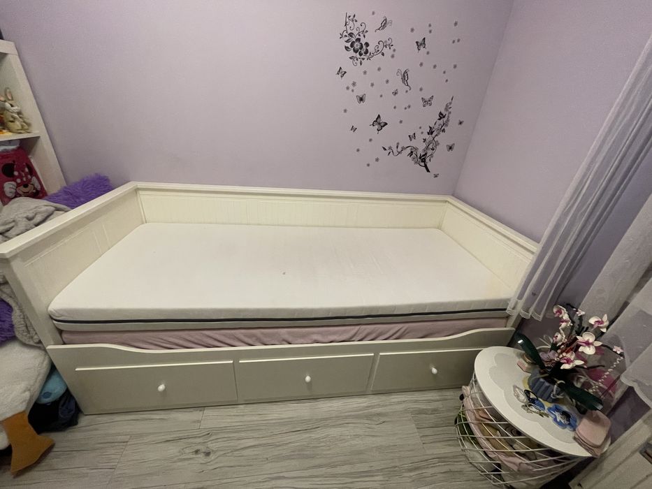 Łóżko IKEA hermes białe