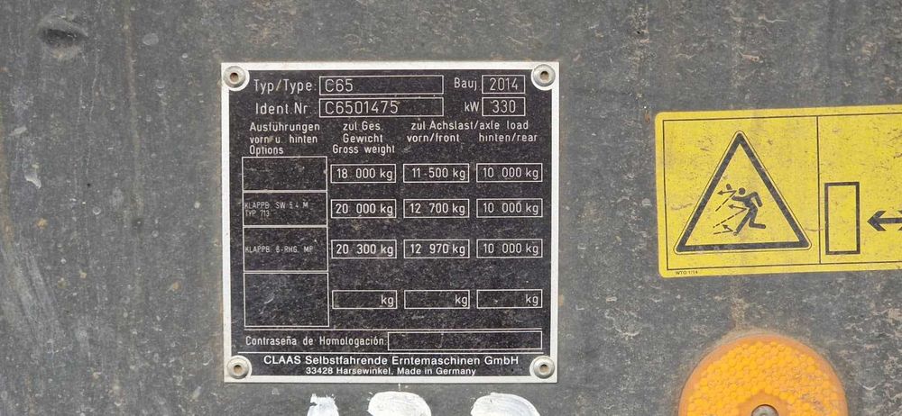 Комбайн CLAAS LEXION 750 APS HYBRID – Рік випуску 2014