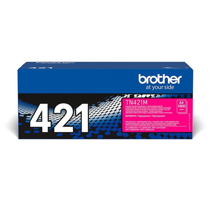 toner brother tn421m czerwony magenta wydajność około 1800 stron