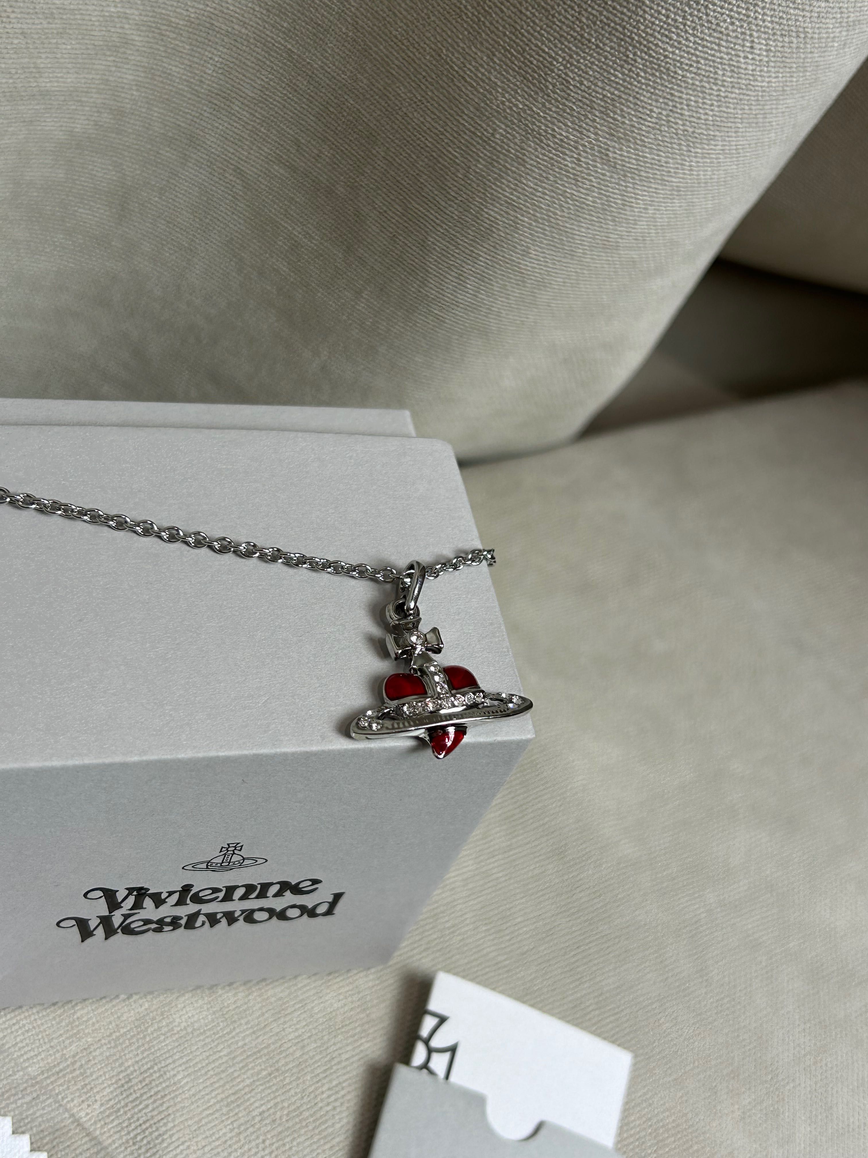 Vivienne Westwood Mini Red Heart Saturn