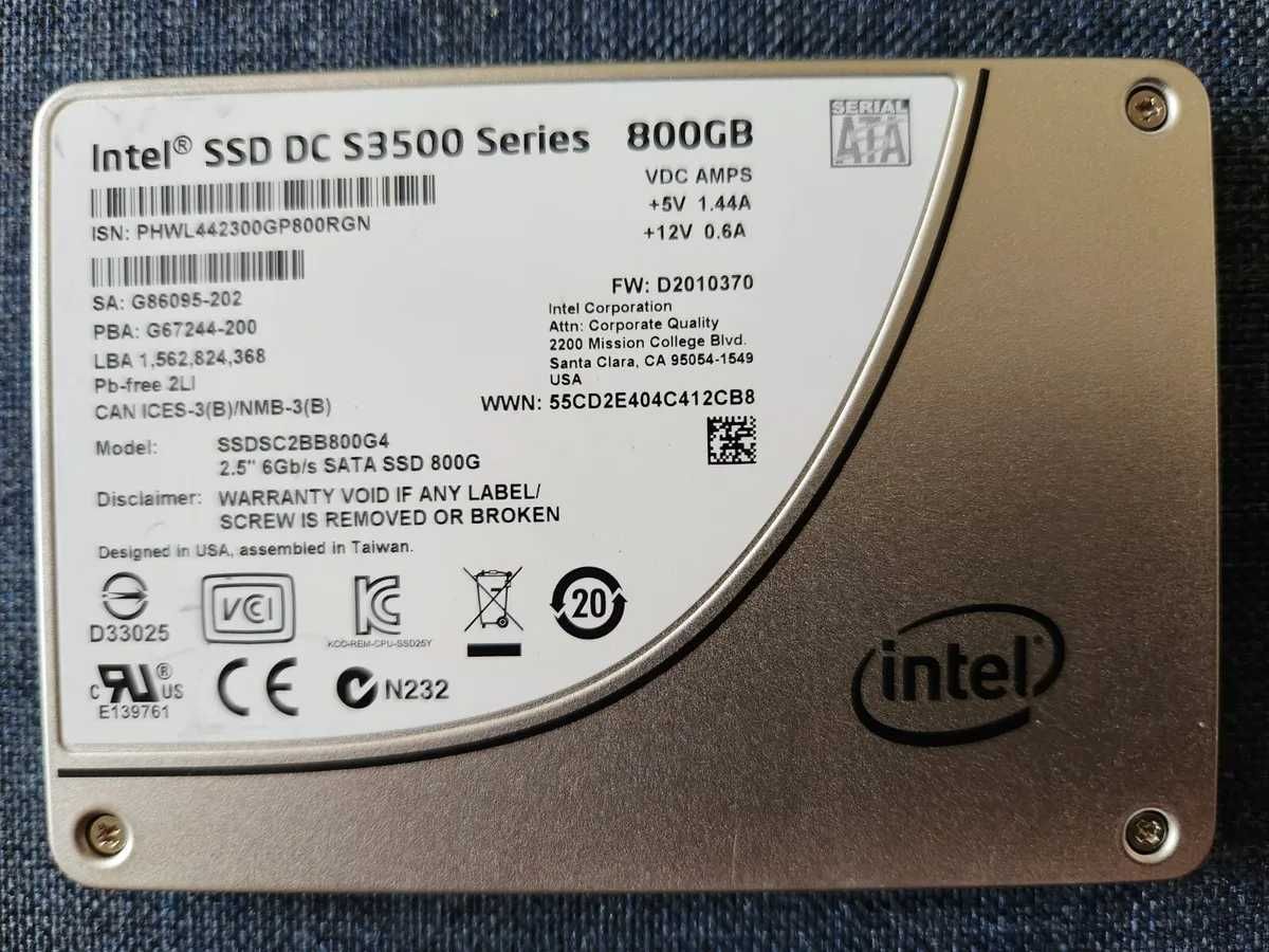 ssd intel dc s3520 480gb mlc гарантія