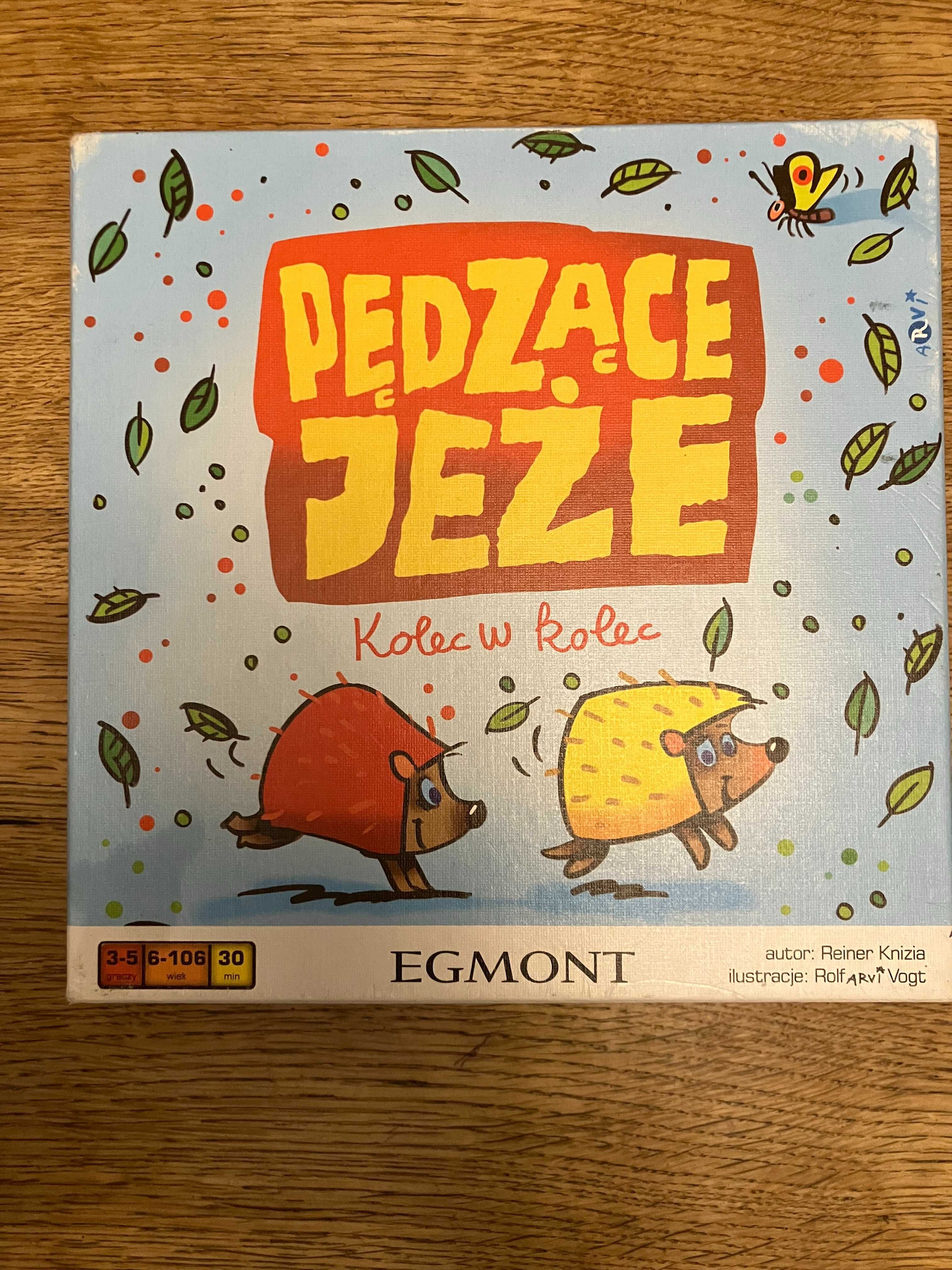 Pędzące Jeże, gra dla dzieci, Egmont