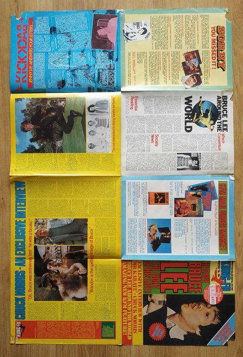 Bruce Lee Kung Fu Monthly 2 Sztuki Plakat