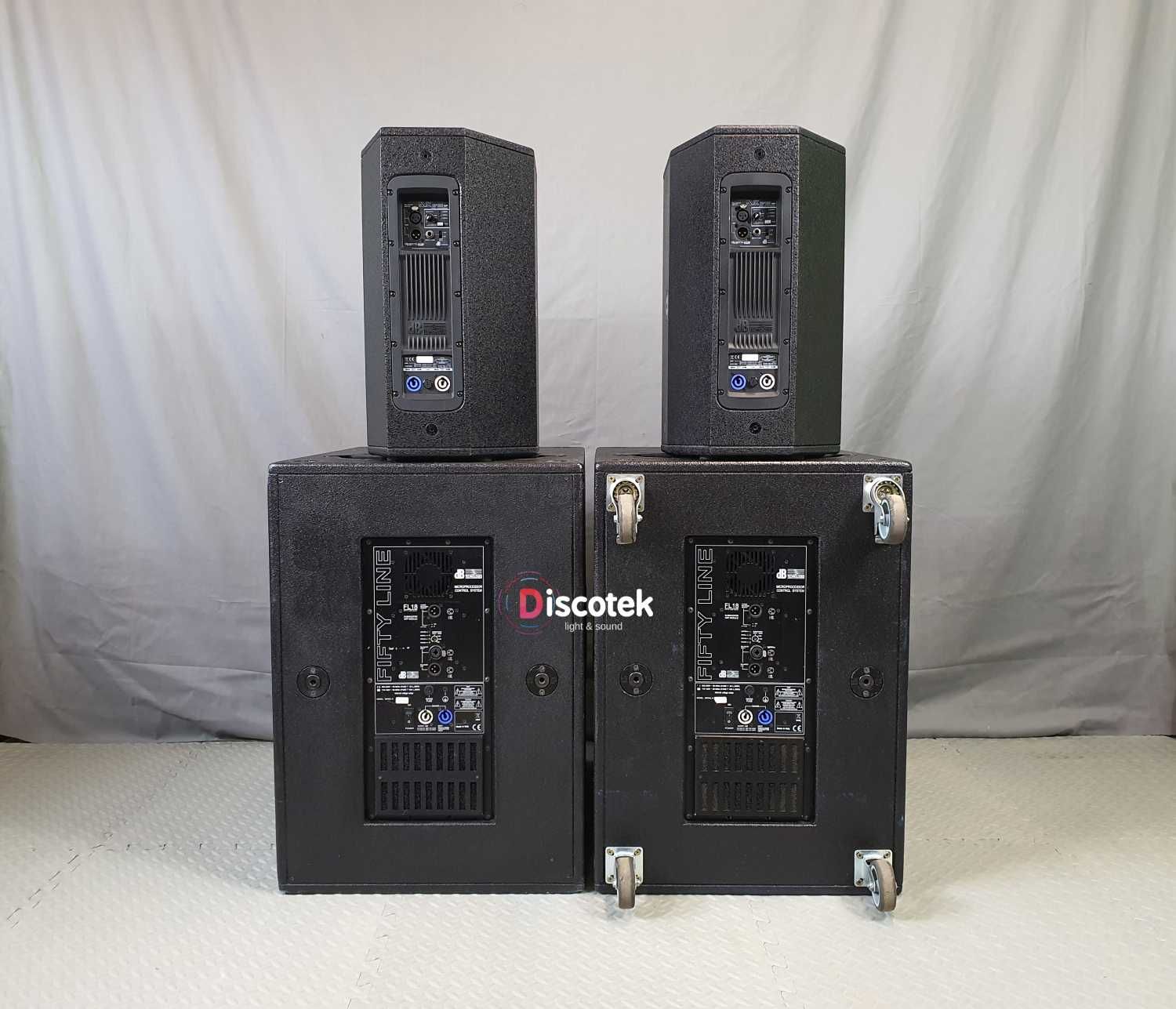 dB Technologies DVX D10 + FL18 | 2,8 kW | Aktywny | RCF, FBT, QSC
