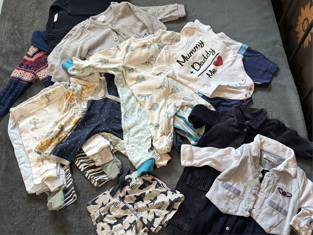 Пакет одежды для мальчика 56 р Пакет речей для немовлят