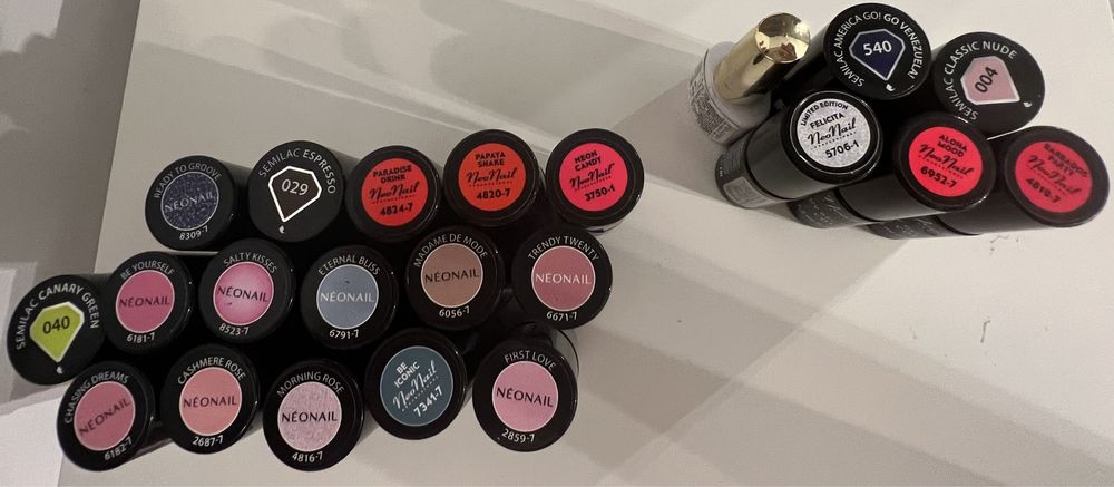 Zestaw lakierow hybrydowych neo nail + cyrkonie