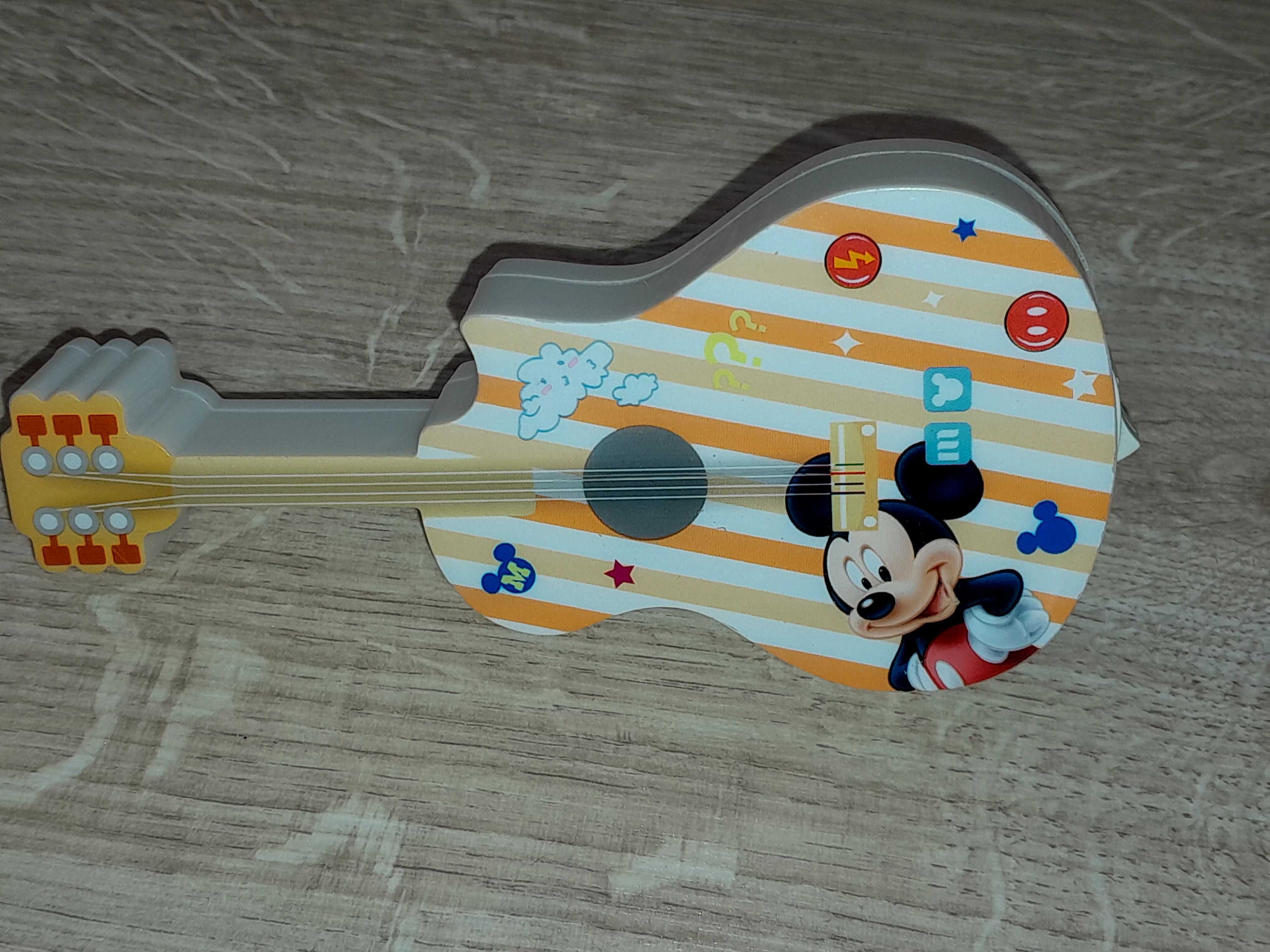 Gitara Lampka nocna elektryczna do gniazdka dziecięca Myszka Miki