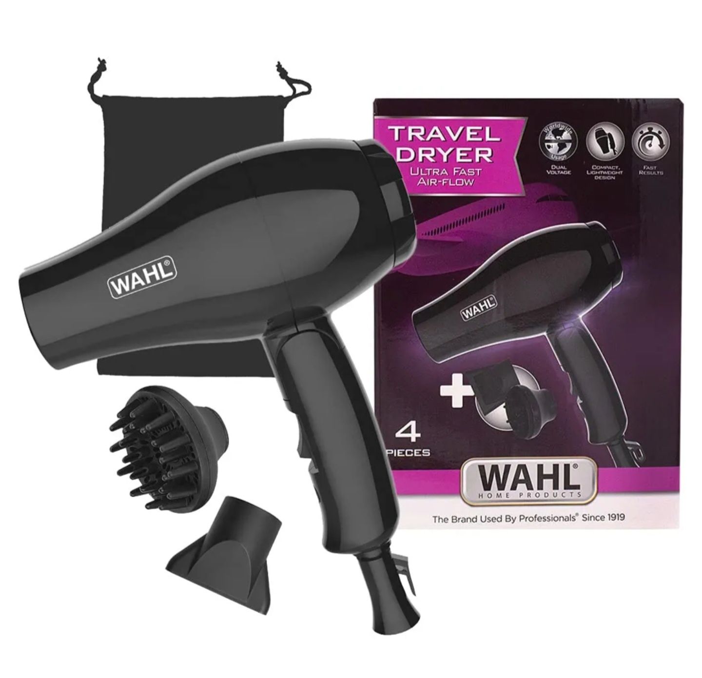 Secador Cabelo Viagem Wahl SW-323