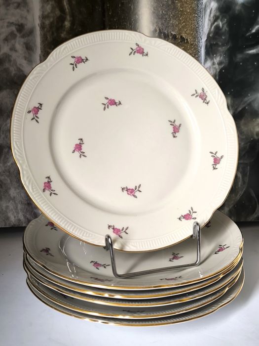 Serwis obiadowy Chodzież Szczecin róże piękna stara porcelana