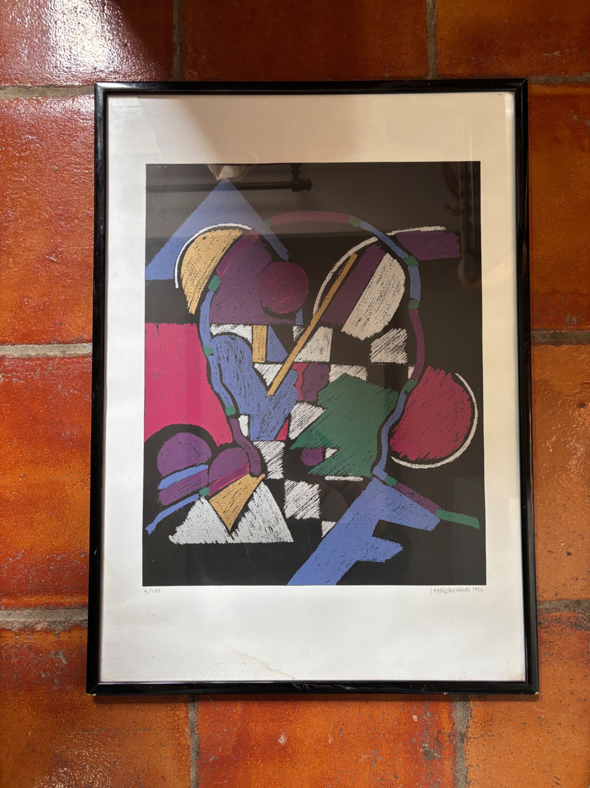 Serigrafia de Isabel Laginhas 1990, 4/175