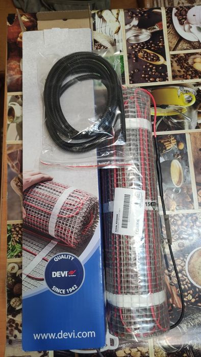 Тепла підлога Devi. Нагрівальний мат 2м/кв