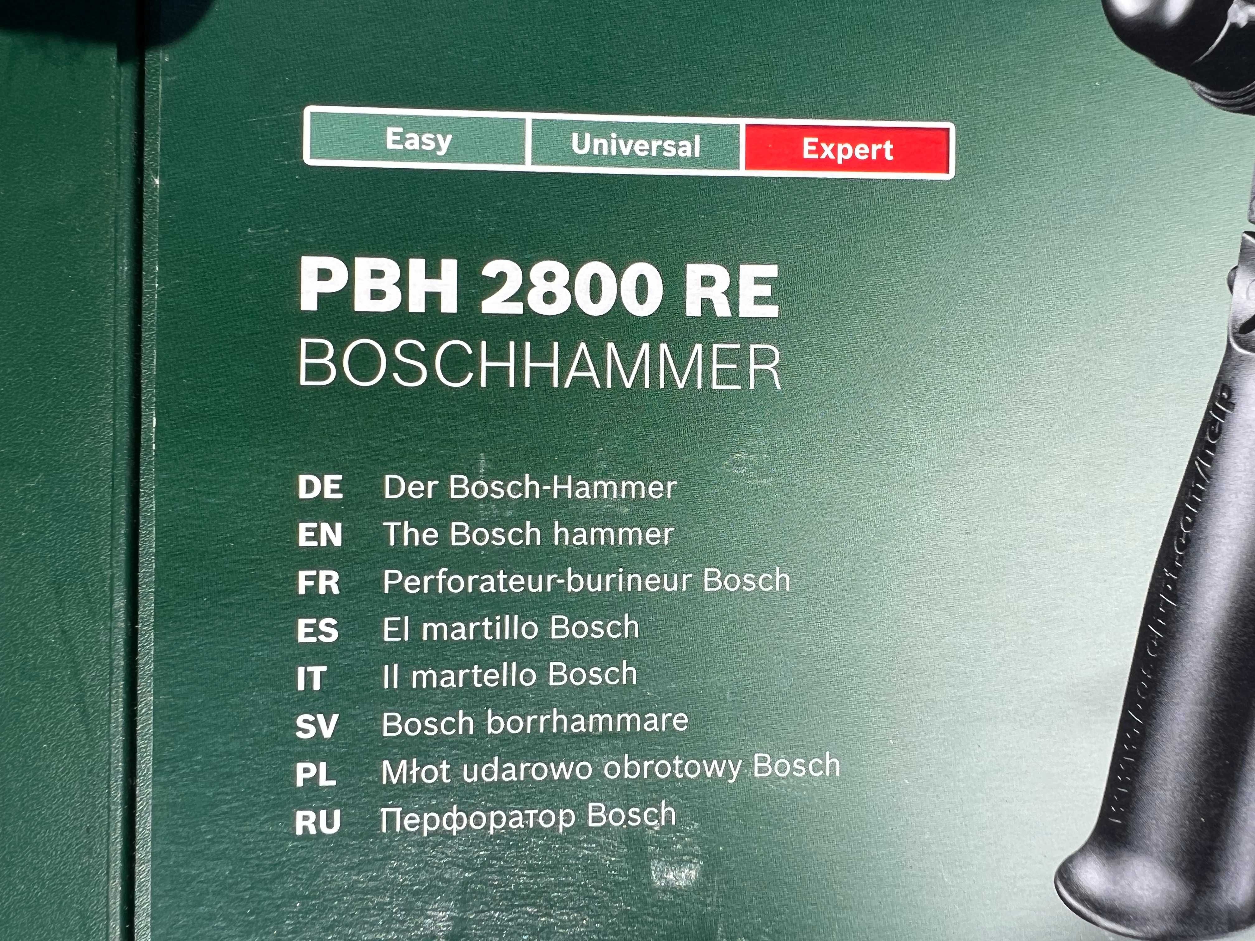BOSCH PBH 2800 Młot pneumatyczny wiertarka plus wiertła  730 W