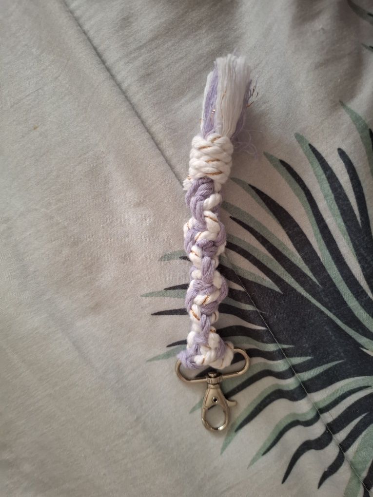 Porta chaves macrame