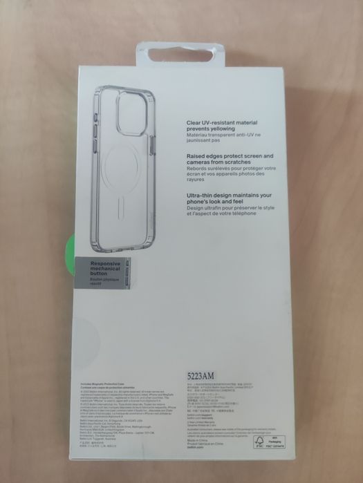 Etui iPhone 15 Pro Max Belkin SheereForce Magnetic Case MagSafe