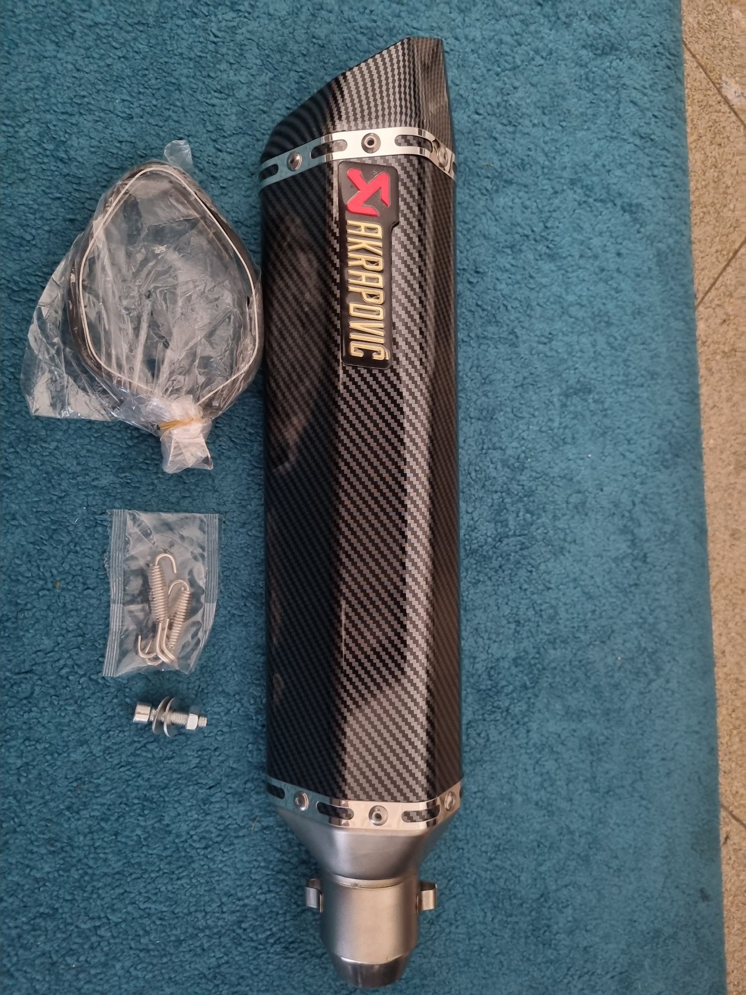 Ponteira de escape akrapovic (imitação)