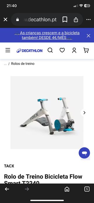 Vendo rolo Tacx Smart flow