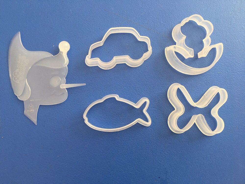 Formas de plástico para modelagem + ferramenta plástico