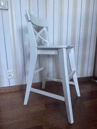 Krzesło dla dziecka Ikea ingolf białe