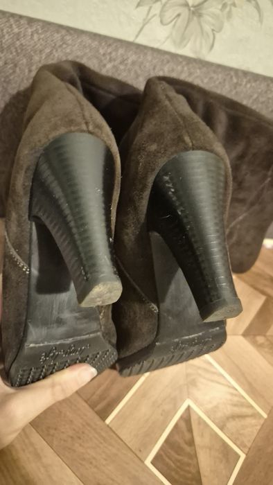Сапоги женские 40р, замша