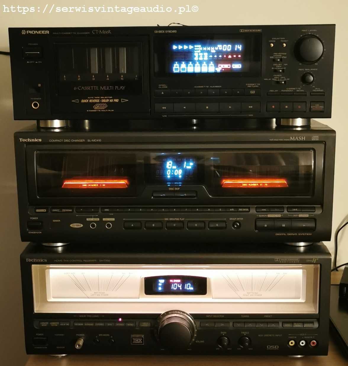 Zmieniarka płyt CD Technics SL-MC410 plus pilot
